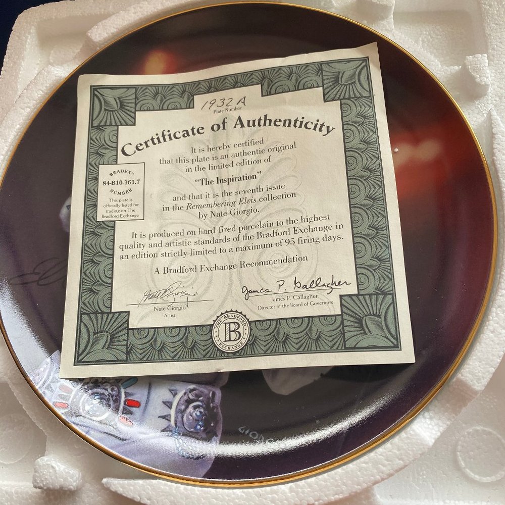 Elvis Presley Collector Plate